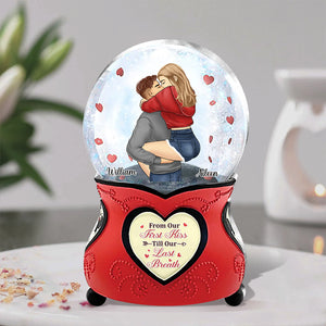 Custom Personalized Couple Acrylic Plaque - Anniversary Gift Idea For Couple - Gift To Him/ Her - From Our First Kiss Till Our Last Breath