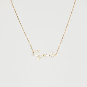 Custom Name Necklace • Minimalist Name Necklace