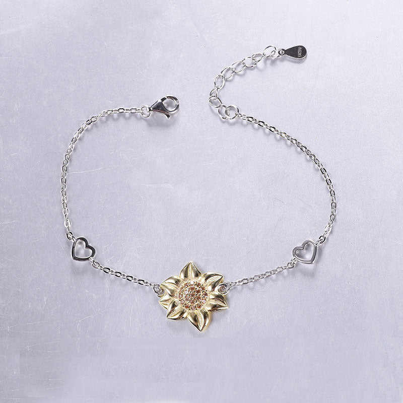 To My Best Friend-Sunflower Bracelet