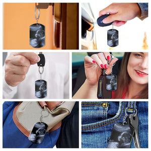 To Daddy/Mommy Now You Can Carry Me Too-Personalized Keychain Gift For New Parents