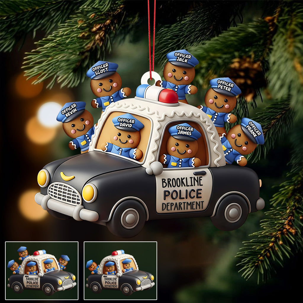Our Department - Personalized Ornament Christmas Gift for Police Officer