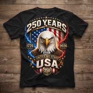America 250th Anniversary Shirt - Personalized Gifts For Patriots