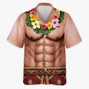 Funny Tropical Hawaiian Aloha Shirt - Personalized Summer Vacation And Travel Gifts For Men