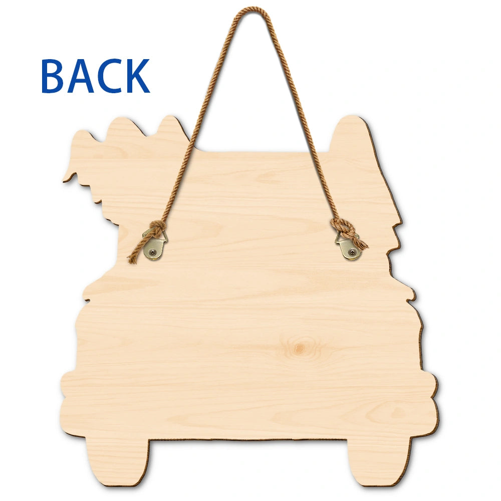 Welcome Foolish Mortals - Personalized Custom Haunted Mansion Shaped Wood Sign