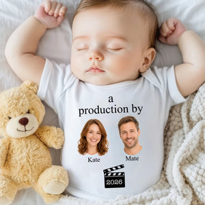 A Big Love Made from Mom Dad Personalized Baby Onesie Gift for Mom Dad New Baby Kids Gift with Custom Parents Name