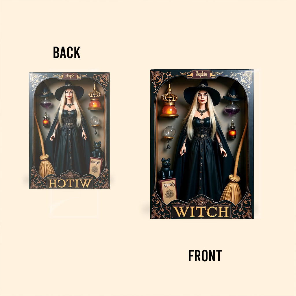 Magical Witch - Personalized Witch Custom Shaped Acrylic Plaque