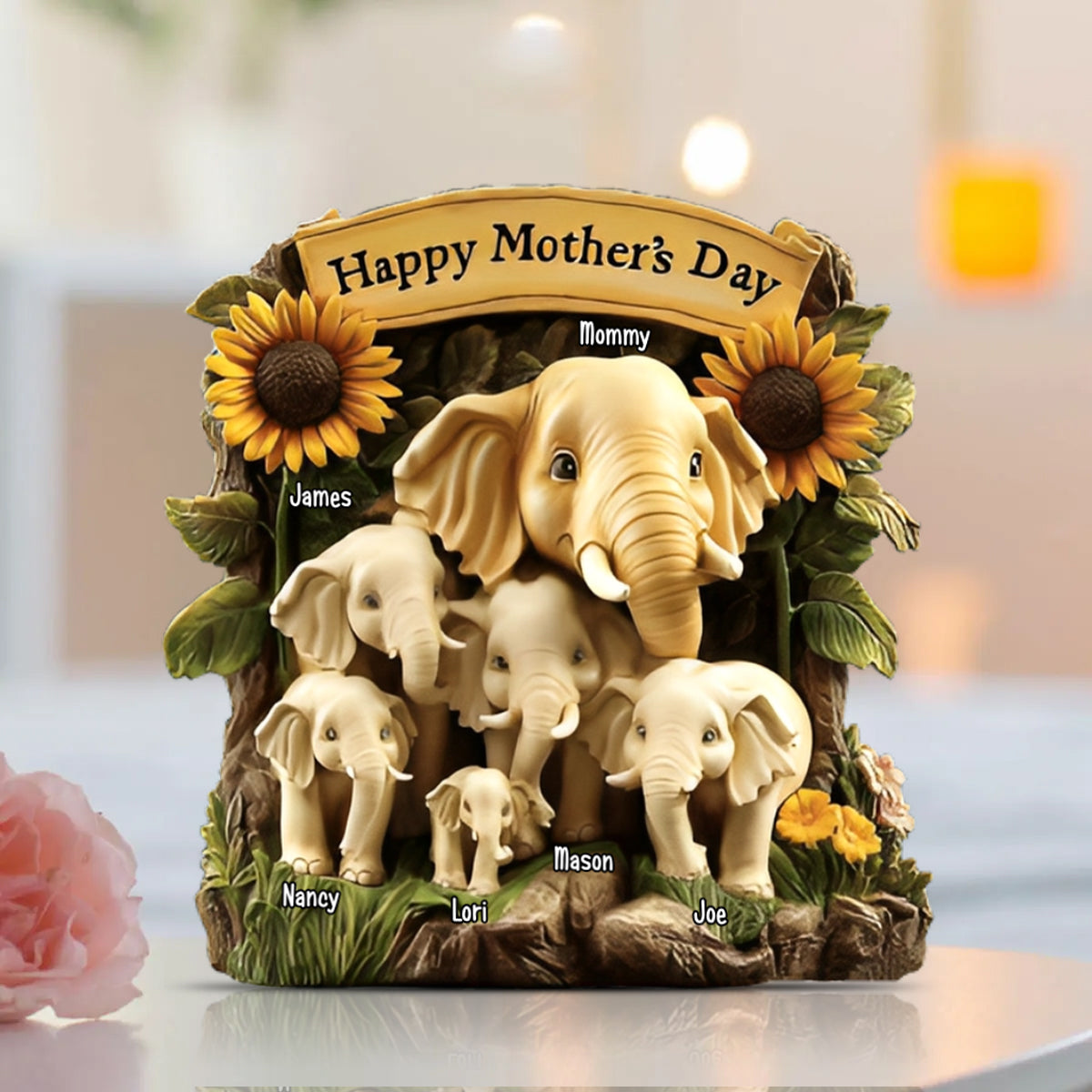 Happy Mother's Day - Personalized Acrylic Plaque For Mother's Day Gift