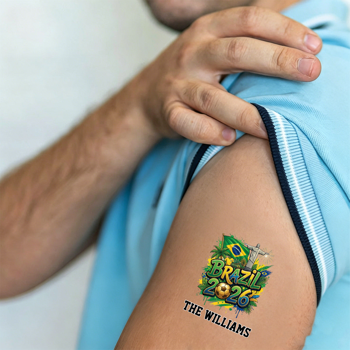 Personalized 2026 Soccer Country Tattoo – Waterproof Fan Tattoos For Match Day & Tailgates