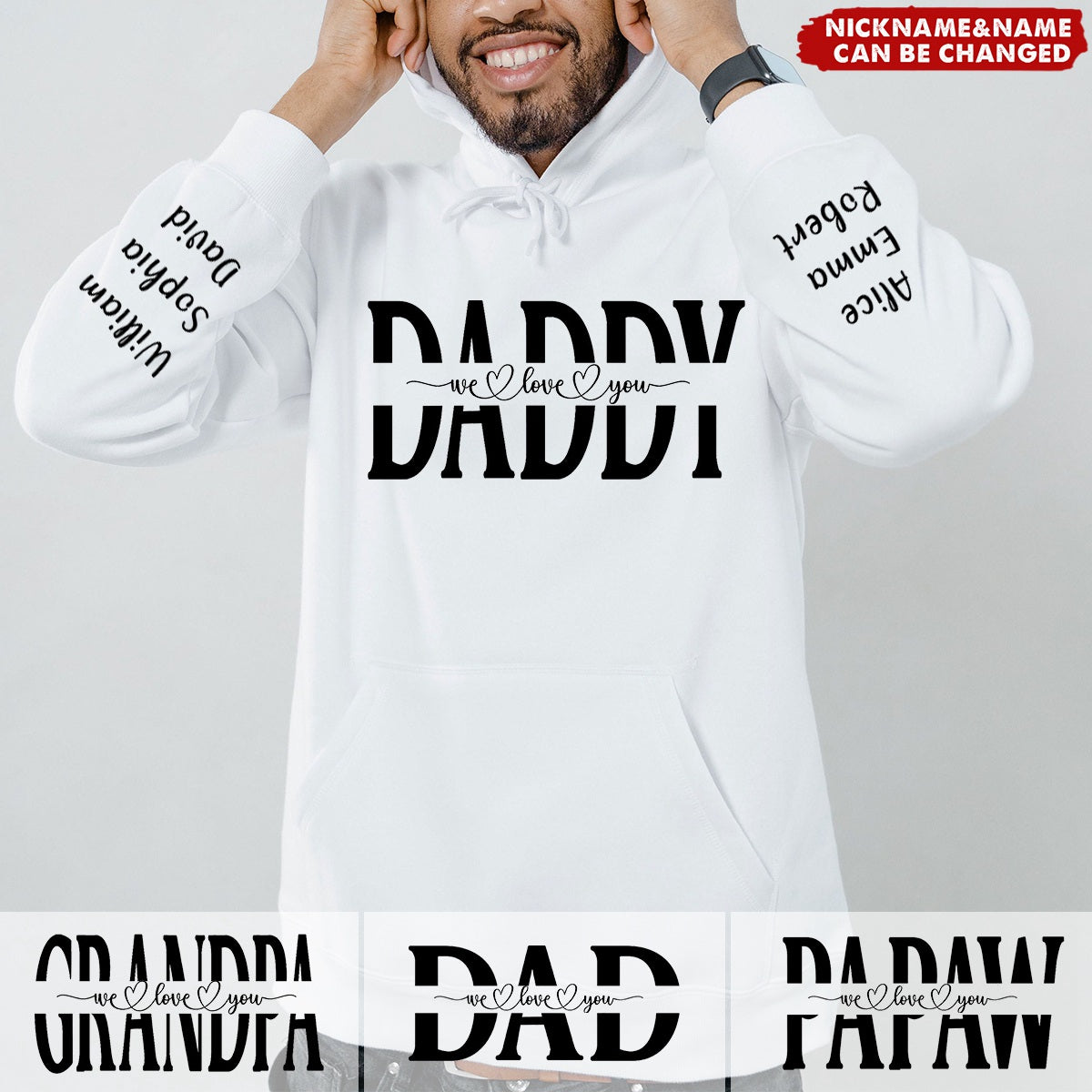 Cool dad - Personalized Hoodie for Dad and Papa