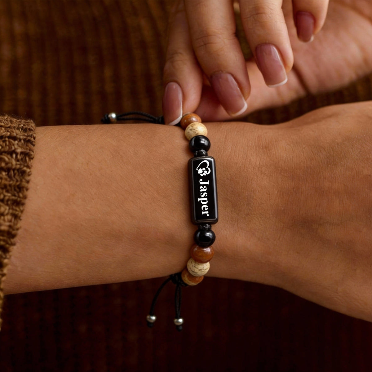 Cremation Jewelry Urn Bracelet Rainbow Bridge Dog Pet Personalized Memorial Bracelet Pet Loss Gifts Pets Ashes Jewelry Cat Dog Hair Keepsake