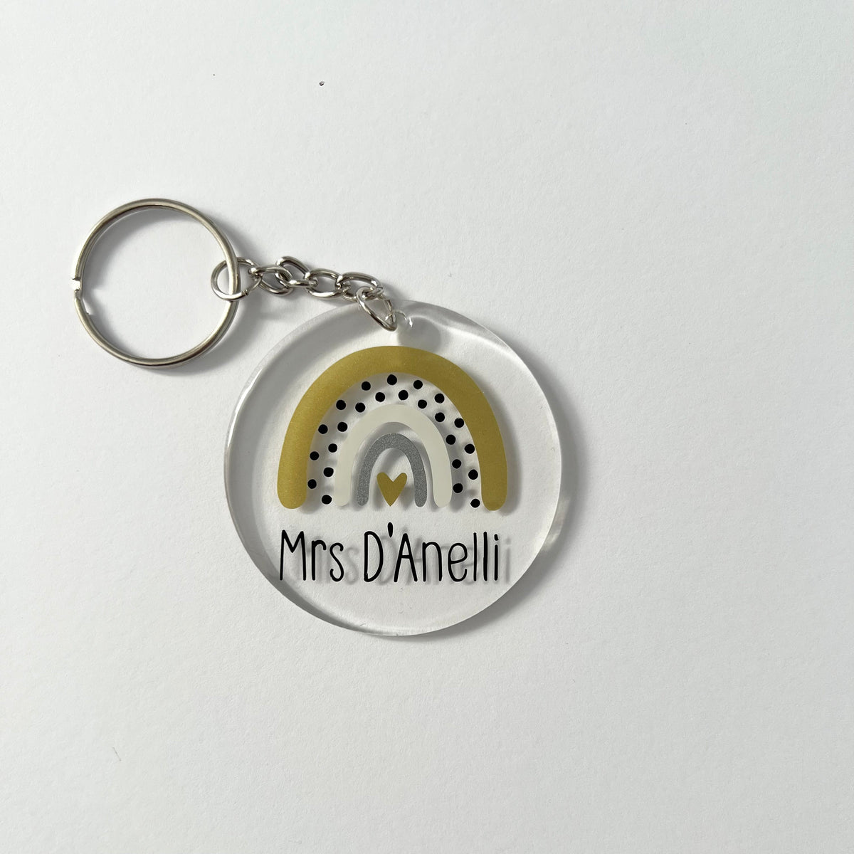 Personalized Teacher Arcylic Keychain Gifts for Teacher Appreciation