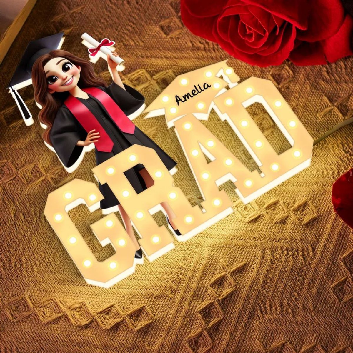 2025 Graduation Marquee Letters Personalized Light Box, Graduation Gift
