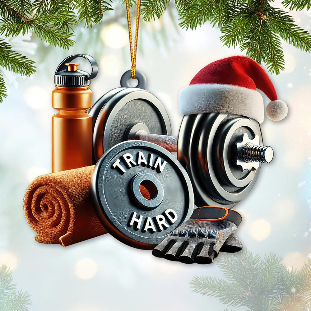 Custom Name Gym Personalized Acrylic Ornament Gymnastics Christmas Gift