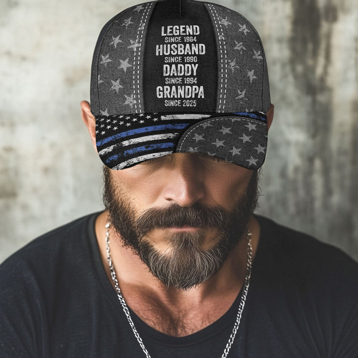 Legend Husband Daddy - Personalized Classic Cap