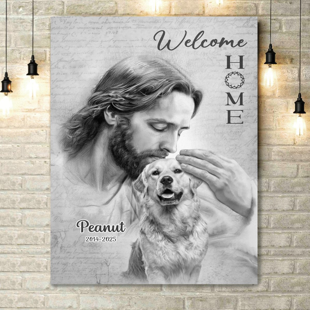 Remembering You With Love - Memorial Personalized Canvas/Poster