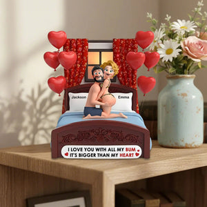 Cheeky Couple Personalized Acrylic Plaque Gifts For Couple