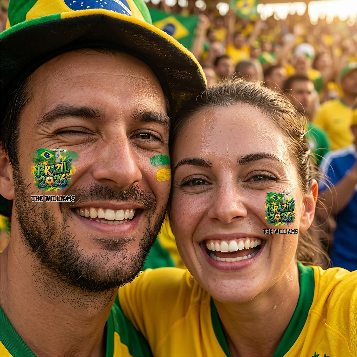 Personalized 2026 Soccer Country Tattoo – Waterproof Fan Tattoos For Match Day & Tailgates