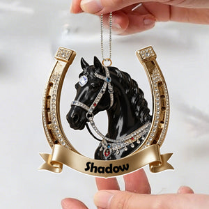 Personalized Horse  Acrylic Ornament Gift For Horse Lover