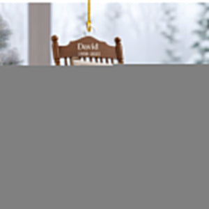 Cherish Every Memory And Love Every Moment,Personalized Rocking Chair Memorial Ornament