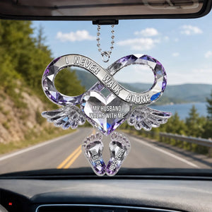 Personalized "Your Love Still Rides Beside Me" Acrylic Car Hanger – Memorial Gift For Loss Of Loved One