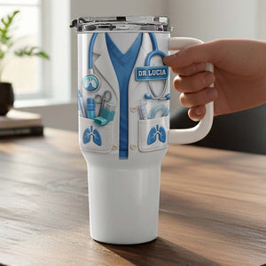 DR – Custom 40oz Tumbler | Personalized Gift For Doctor