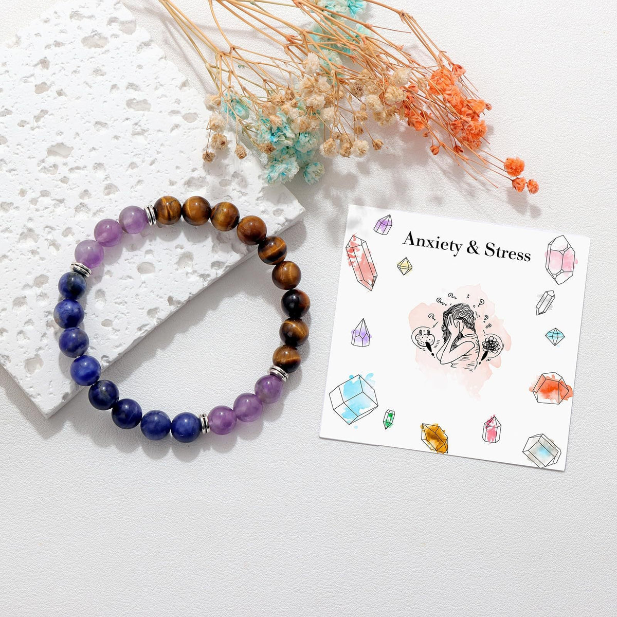 New Beginnings - Natural Stone Healing Encourage Bracelet