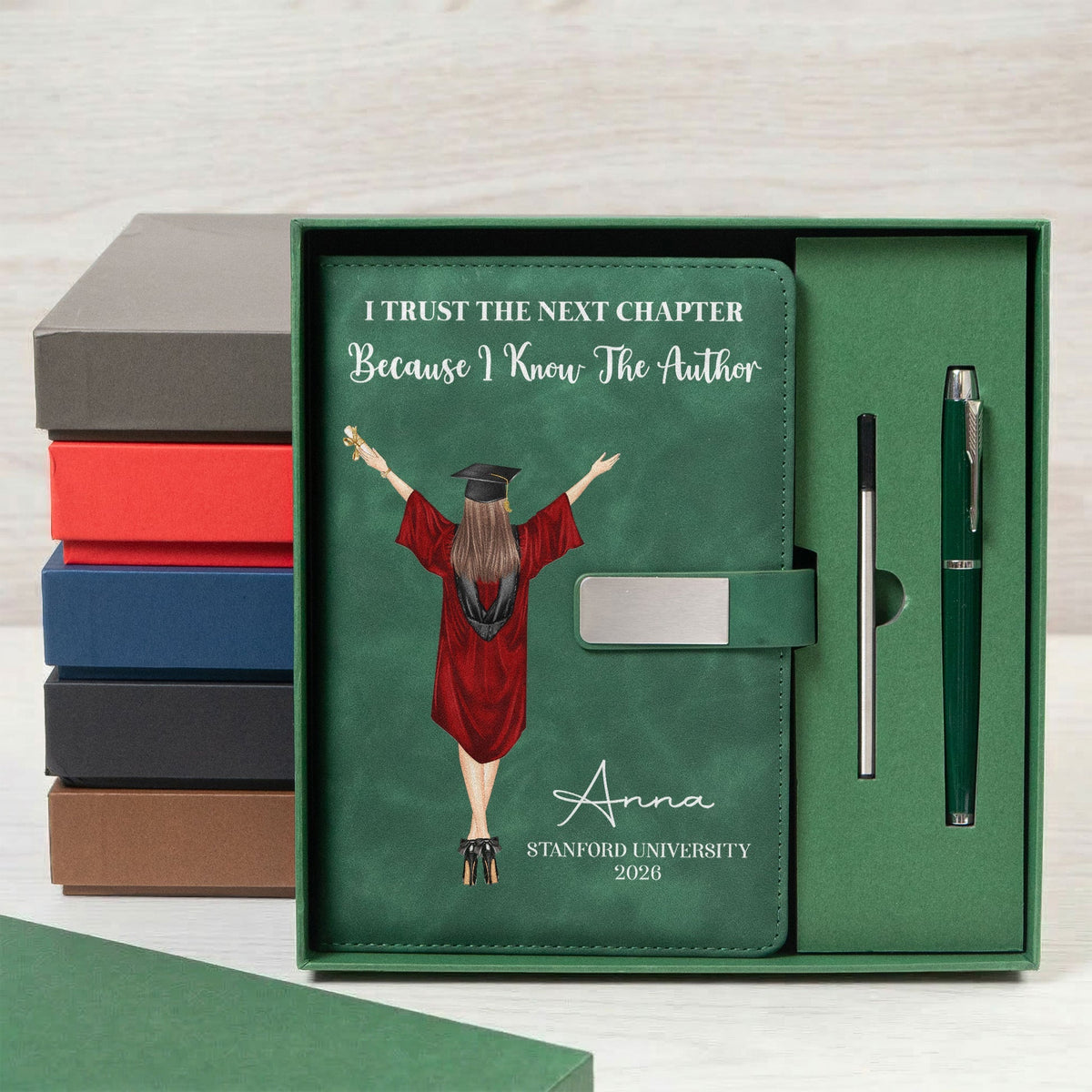 Personalized Graduation Notebook Set – A Thoughtful Gift For Her & Him