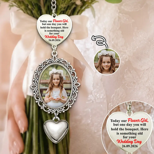 "Something Old" Custom Photo Wedding Charm – Personalized Keepsake For Your Wedding Day