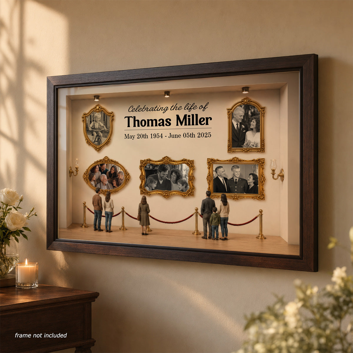 Personalized "Celebrating The Life Of A Loved One" Poster – Memorial Sympathy Gift & Keepsake