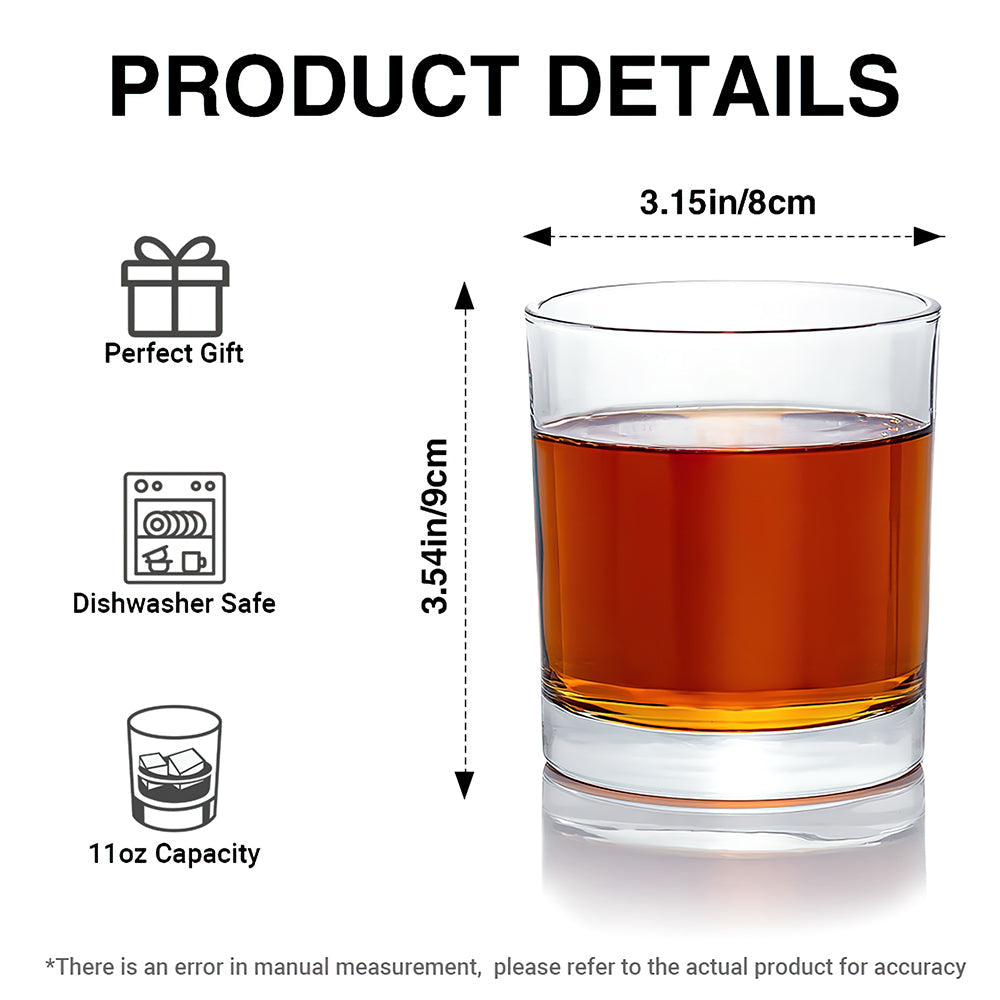 "Power Fist" Personalized Drinking Glass – A Bold and Unique Gift For Dad