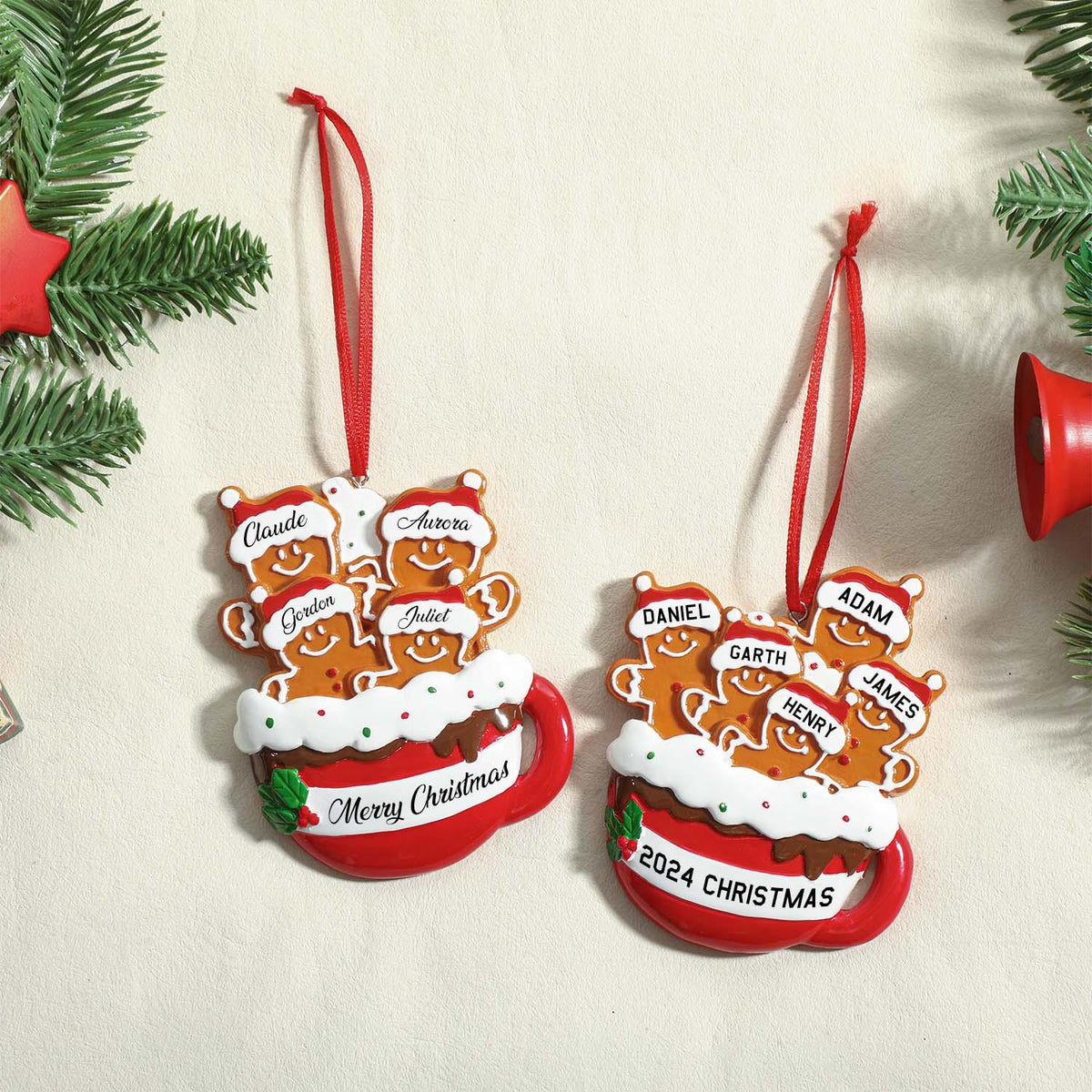 Personalized Family Christmas Ornament Gift For Family Members