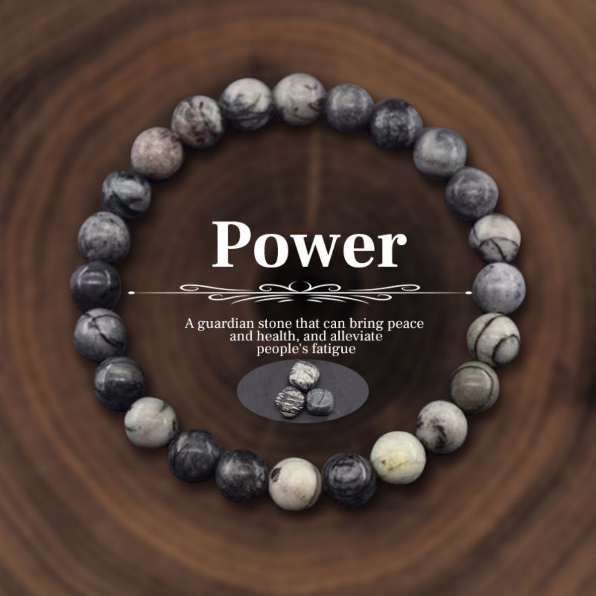 Fashion Natural Stone Beaded Bracelets Healing Stone Bracelet Energy Jewelry Gifts
