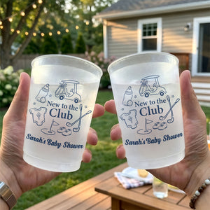 Personalized Golf Baby Shower Cups – Custom Party Favors