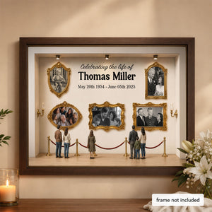 Personalized "Celebrating The Life Of A Loved One" Poster – Memorial Sympathy Gift & Keepsake