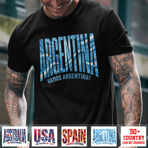 Personalized Shirt With National Soccer Teams & Countries