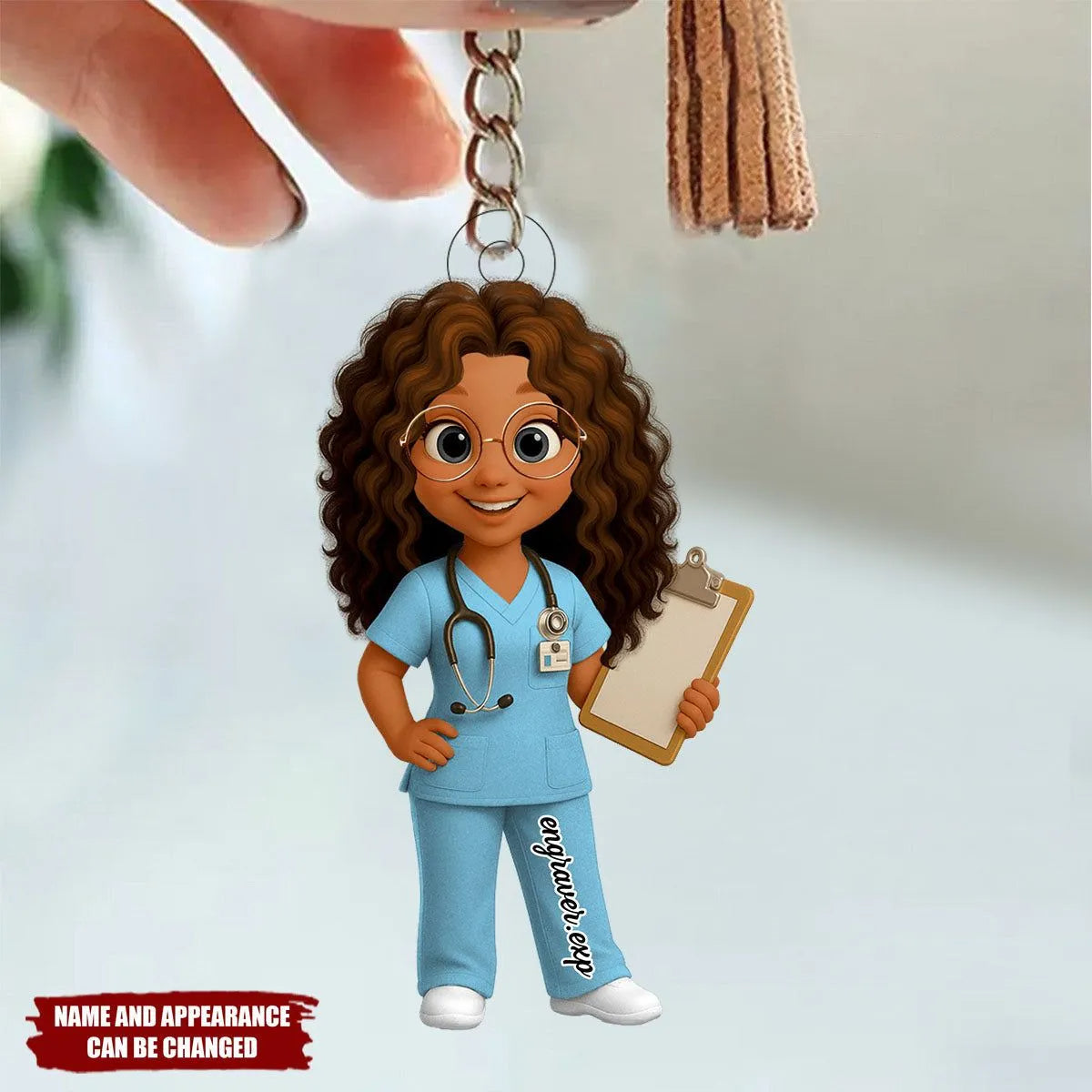 To My Favorite Nurse - Personalized Acrylic Keychain Gift For Nurses