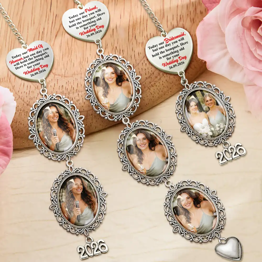 "Something Old" Custom Photo Wedding Charm – Personalized Keepsake For Your Wedding Day