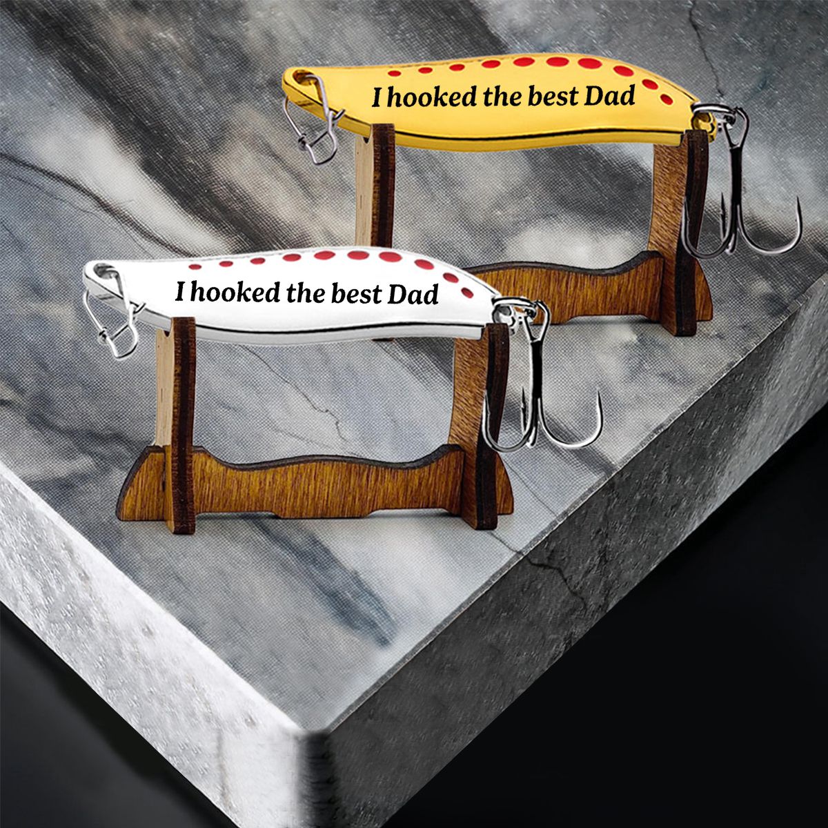 I hooked the best Dad Family Personalized Fishing Lure For Dad
