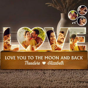 Custom Photo From Our First Kiss Till Our Last Breath - Personalized Custom Shaped LED Light