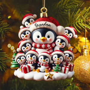 Celebrate Family Love - Personalized Custom Acrylic Ornament - Gift For Family And Collectors