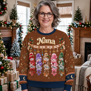 Grandma's Little Snowmen – A Personalized Christmas Sweatshirt Made Just For Her
