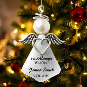In Angel's Arms Memorial Personalized Acrylic Ornament
