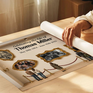 Personalized "Celebrating The Life Of A Loved One" Poster – Memorial Sympathy Gift & Keepsake