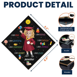 Custom Preschool Kindergarten Graduation - Personalized Graduation Cap Topper