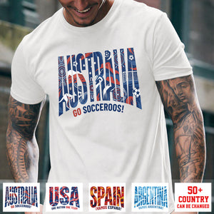 Personalized Shirt With National Soccer Teams & Countries