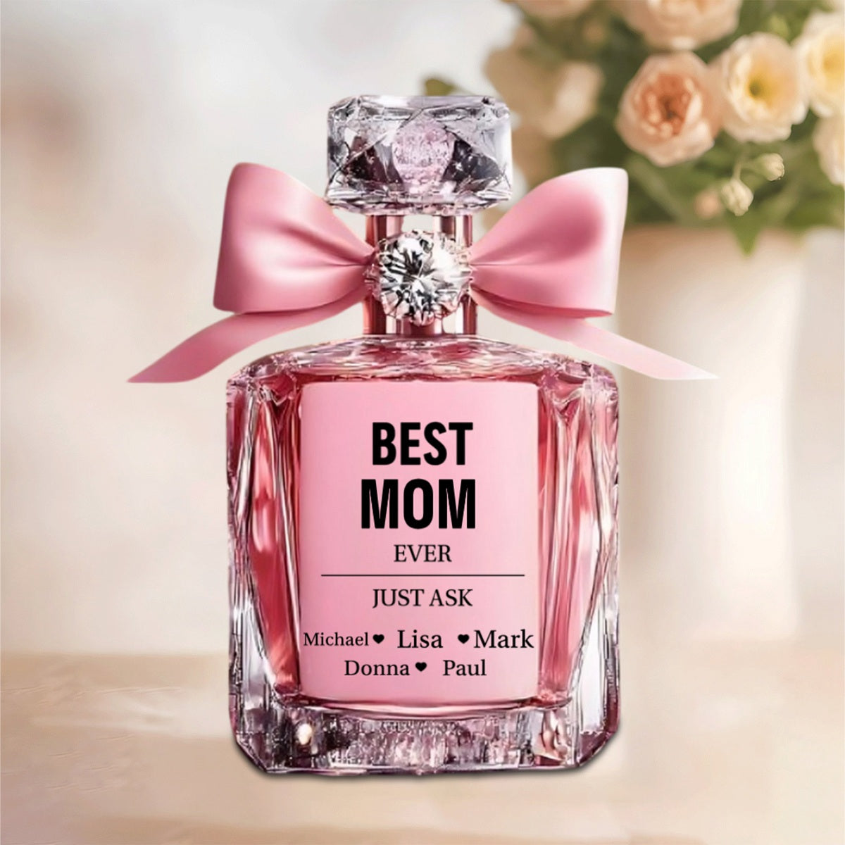 Best Mom Ever - Personalized Mother Custom Shaped Acrylic Plaque