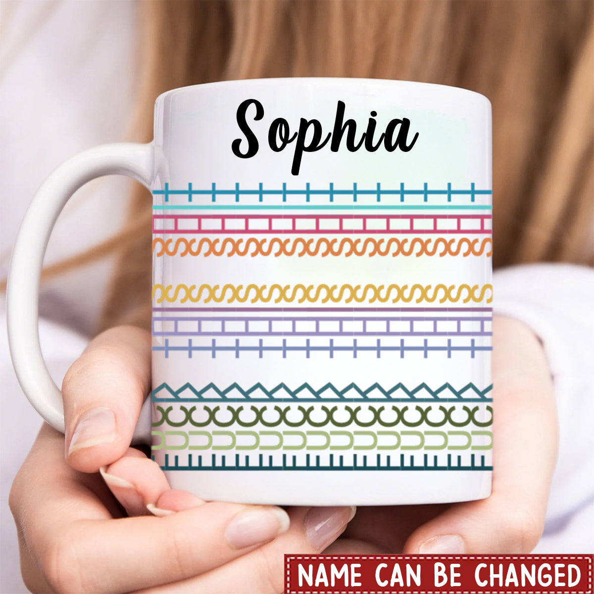 Patchwork Of Passion Friend Personalized Custom Hidden Message Mug - Gift For Best Friends, Sisters, Family