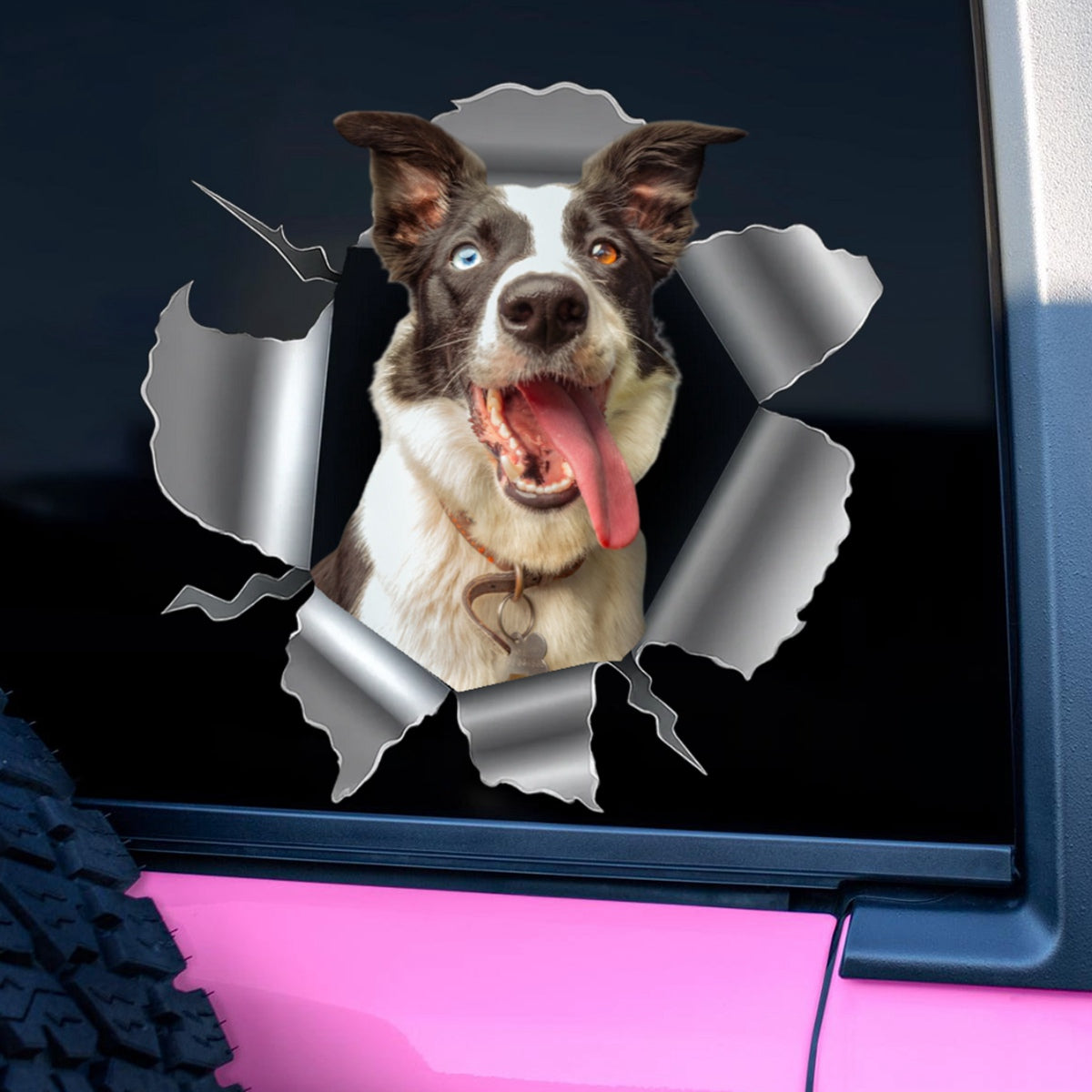 Cracking You Up, One Paw At A Time - Personalized Custom Photo Decal Gifts For Dog Cat Lovers, Dog Dad Mom