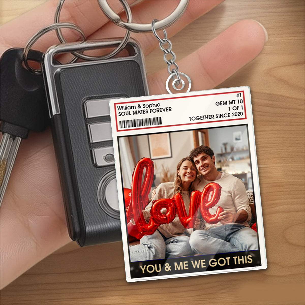 You And Me,  We Got This - Personalized Acrylic Keychain Gifts For Husband And Wife