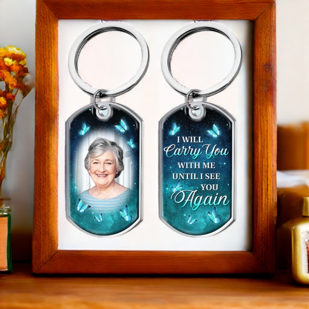 You Hold My Heart Forever - Memorial Personalized Keychain